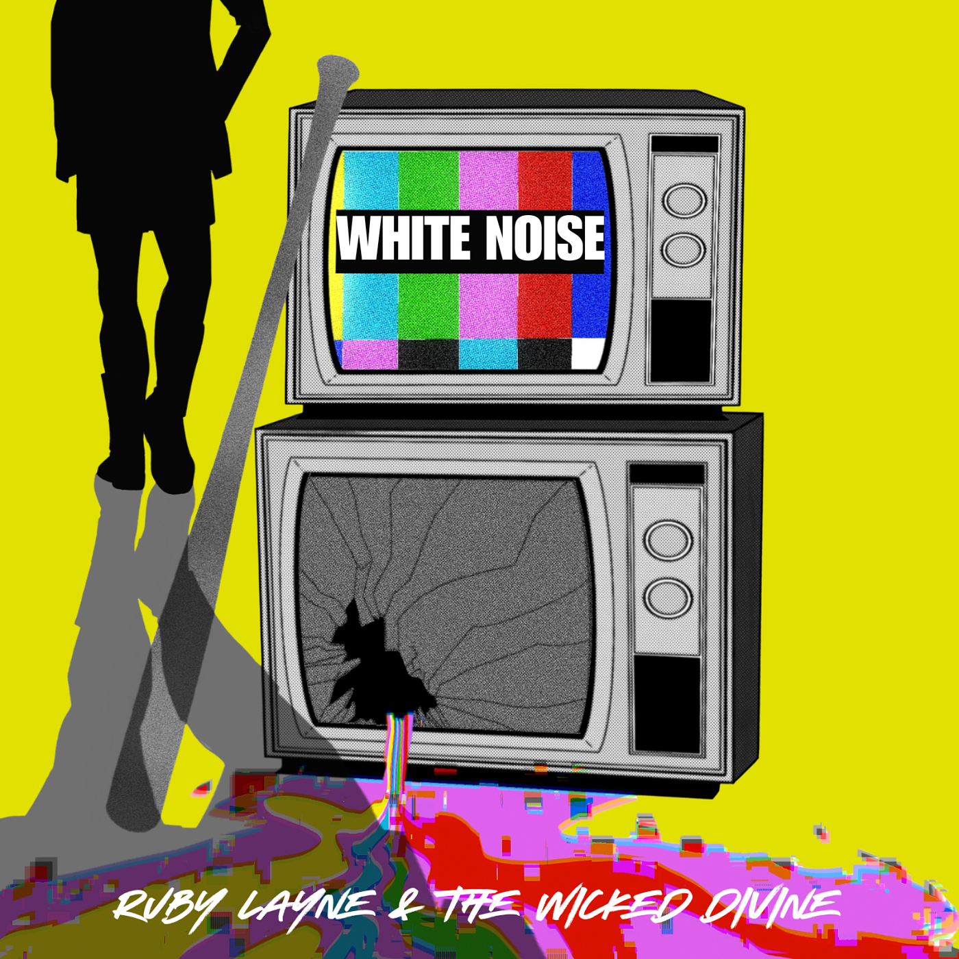 White Noise single art